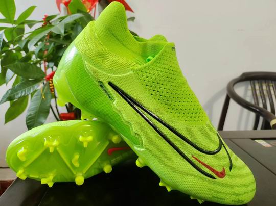 Nike Football Hi-top Shoes Green Black Red-44